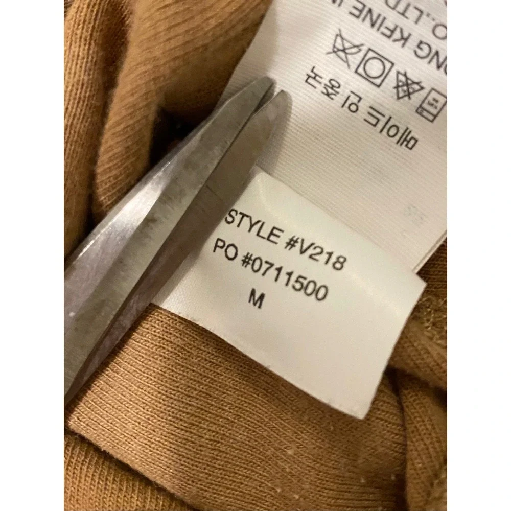 Vuori‎ Jeffreys Pullover Mens M Camel Heather Athleisure Gorpcore V218